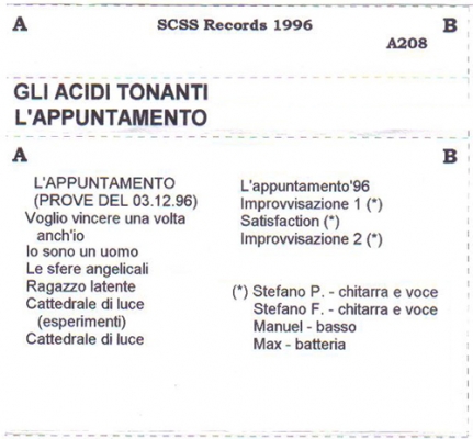 a208 gli acidi tonanti: l'appuntamento 1996